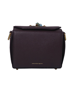 Box Shoulder Bag, Leather, Burgundy, Db/StrapMII, 479767.494889